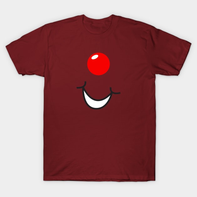 Red Nose Day, Funny and Inclusive Clown Nose T-Shirt by DAHLIATTE